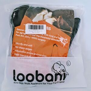 LOOBANI Adjustable Sling DOG WALK ASSISTANT Harness NEW Back Anti Slip Large